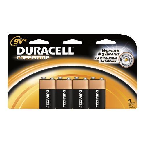 Duracell Coppertop 9V Batteries, 8-Pack