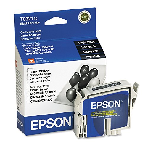 Epson T032120 Black - Original - Ink Cartridge - for Stylus C70, C70 Plus, C80, C80N, C80WN, C82, C82N, C82WN, CX5100, CX5200, CX5300, CX5400