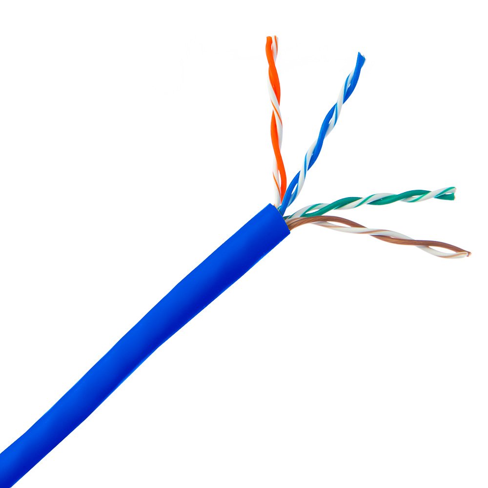 CableWholesale Cat6 Plenum Bulk Ethernet Cable 1000ft