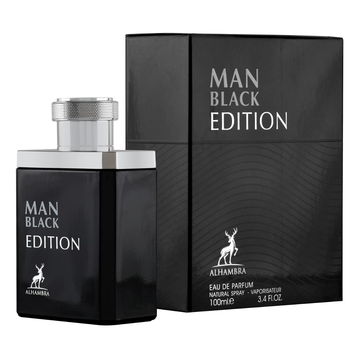 AL HAMBRA Man Black Edition Eau de Parfum 3.4 oz