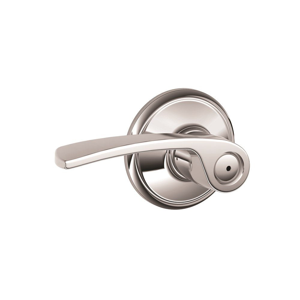 Schlage F40-MER Merano Privacy Door Lever, Polished Chrome
