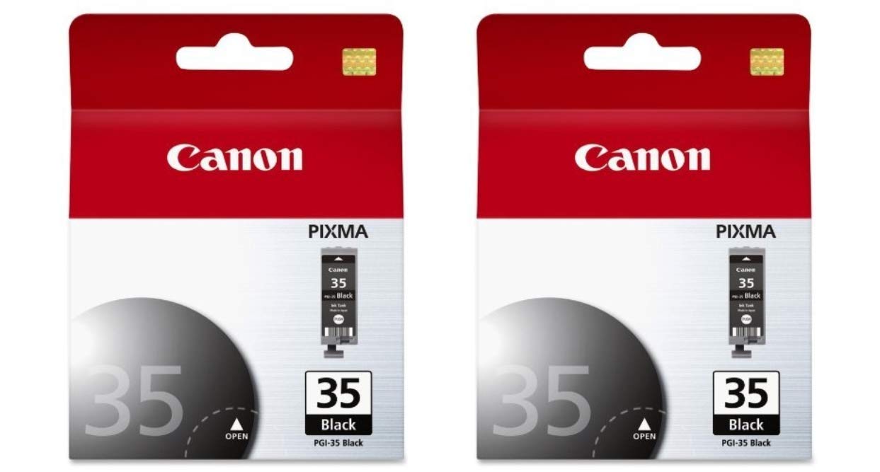 2 X Canon PGI-35 Black Ink Cartridge (1509B002)