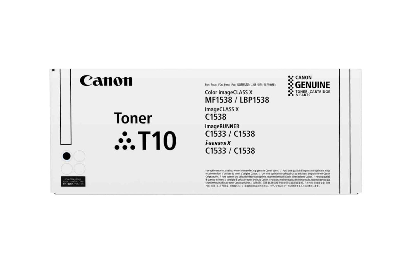 Canon 4566C001 T10 Original Toner Cartridge, Black