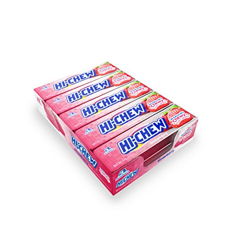 Hi-Chew Strawberry Fruit Candy 1.76oz Pack of 10