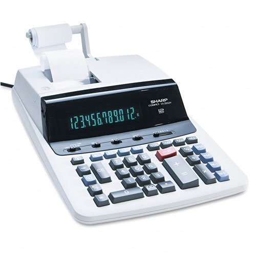 Sharp VX2652H Two-Color Printing Calculator CALCULATOR,12-DIG PRINT (Pack of2)