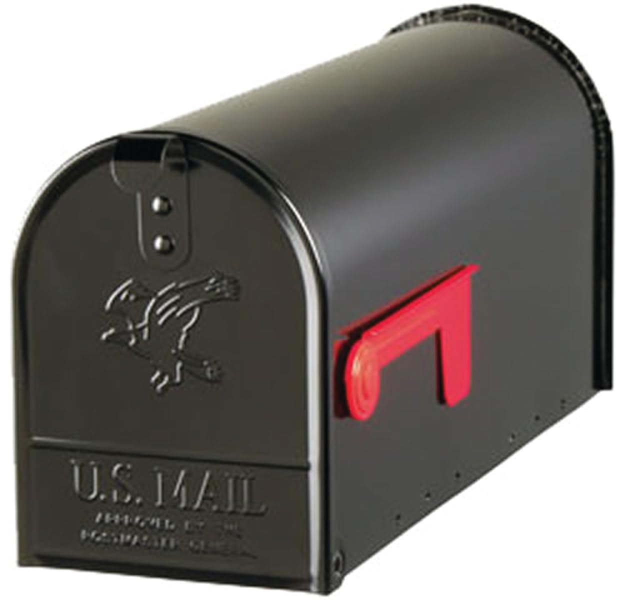 Gibraltar Elite E1100B00 Post-Mount Mailbox Black Medium