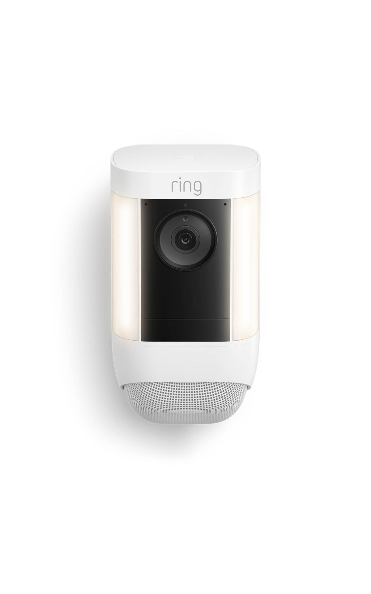 Like-New Ring Spotlight Cam Pro, Plug-In | 3D Motion Detection, Two-Way Talk with Audio+, and Dual-Band Wifi (2022 release) - White