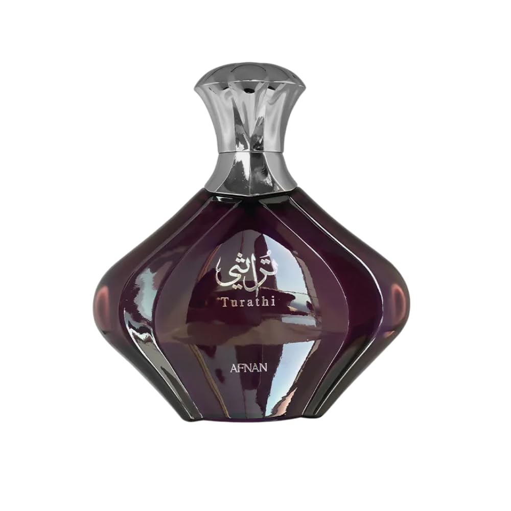 Afnan Turathi Purple Eau de Parfum for Women, 3.0 Fl. Oz