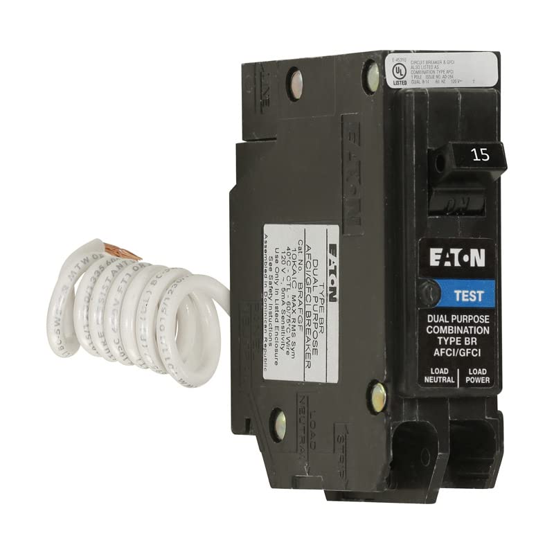 Cutler-Hammer BRP115AF/BRCAF115/BR115CAFA Circuit Breaker 15A