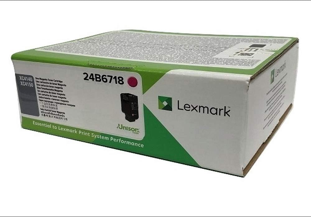 Lexmark 24B6718 XC4140 XC4150 Toner Cartridge (Magenta) in Retail Packaging