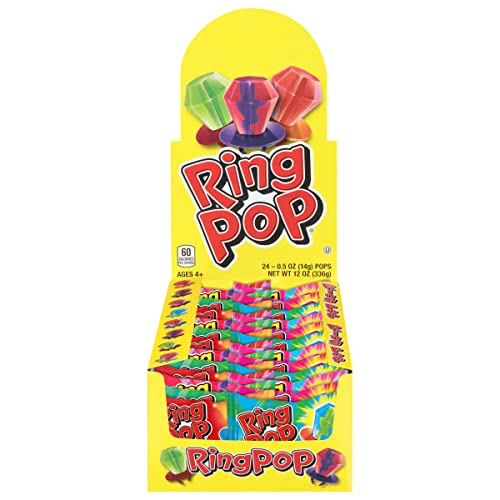 Ring Pop Fruit Fest 24 Pack Lollipops