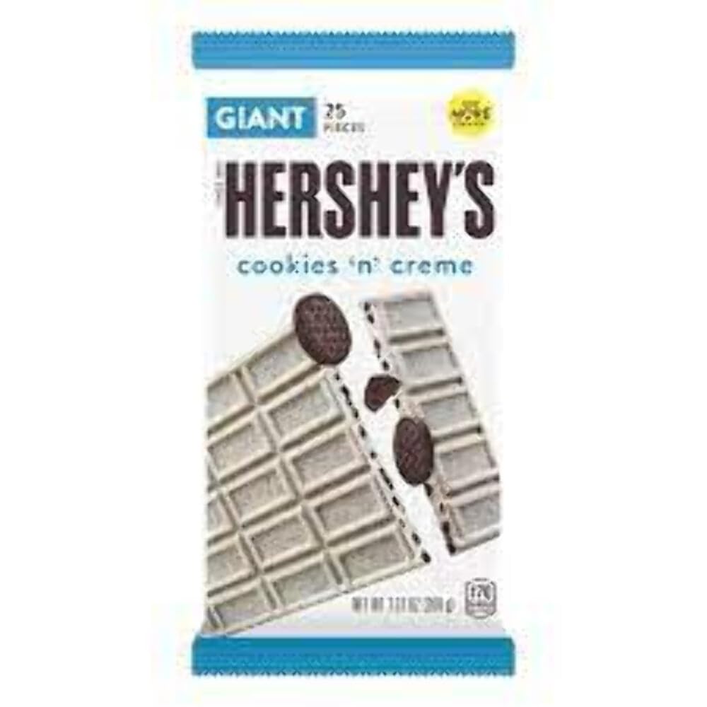 HERSHEY'S Giant Cookies & Cream Candy Bar