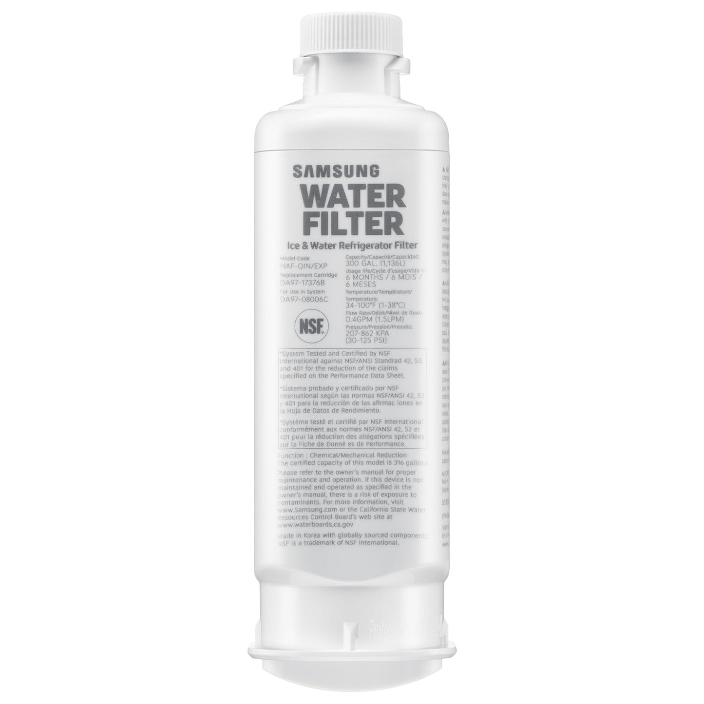 Samsung HAF-QIN/EXP Refrigerator Water Filter 1-Pack
