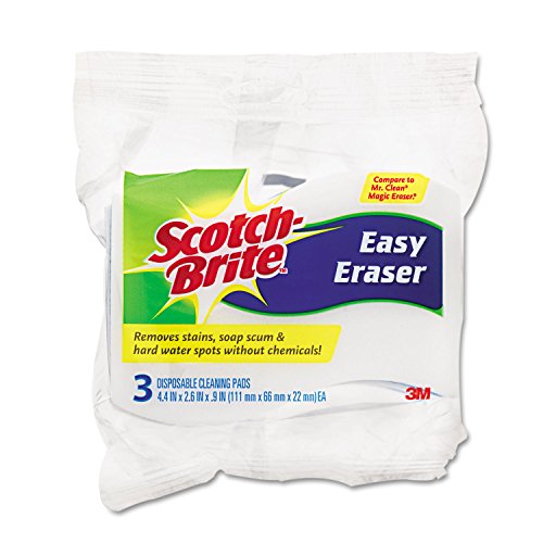 Scotch-Brite 833 Easy Erasing Pad 4004, Blue, 3/Pack