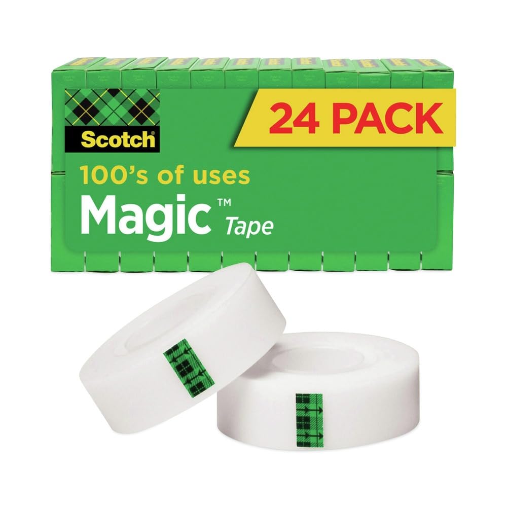 Scotch Magic Tape Value Pack 3/4" x 1000" 24-Pack