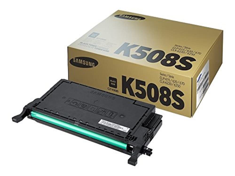Samsung CLT-K508S OEM Toner - CLP-620ND 670ND CLX-6220FX 6250FX Black Toner (2500 Yield)