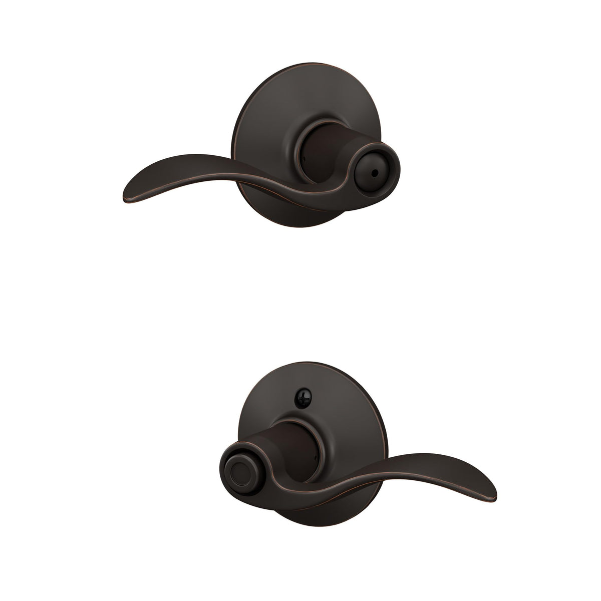 SCHLAGE Privacy Lever Aged BZ