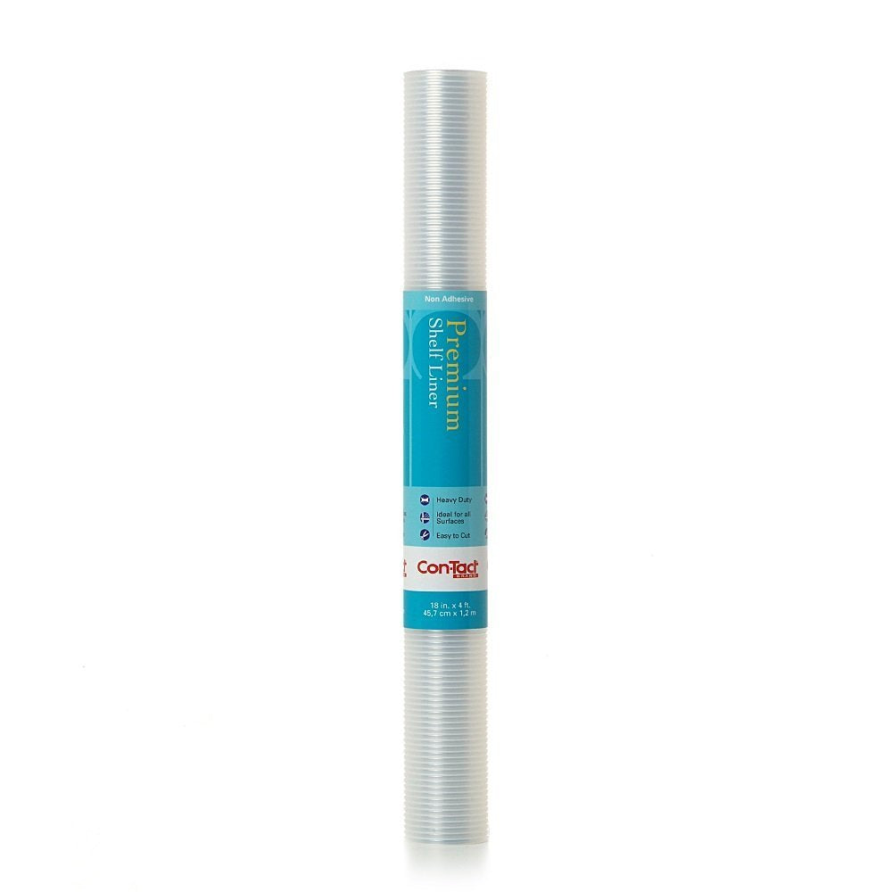 Con-Tact Premium Plus Ribbed Shelf Liner 18"x4'