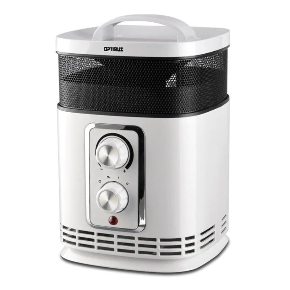 Optimus H-7232 Electric Heater, White, 6-Pack