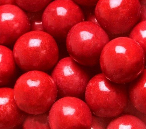 Alberts Color Splash Gumballs Red 1" 6/2lb