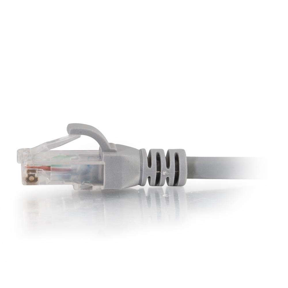 C2G 10304 Cat6 Cable - Snagless Unshielded Ethernet Network Patch Cable, TAA Compliant, Gray (7 Feet, 2.13 Meters)