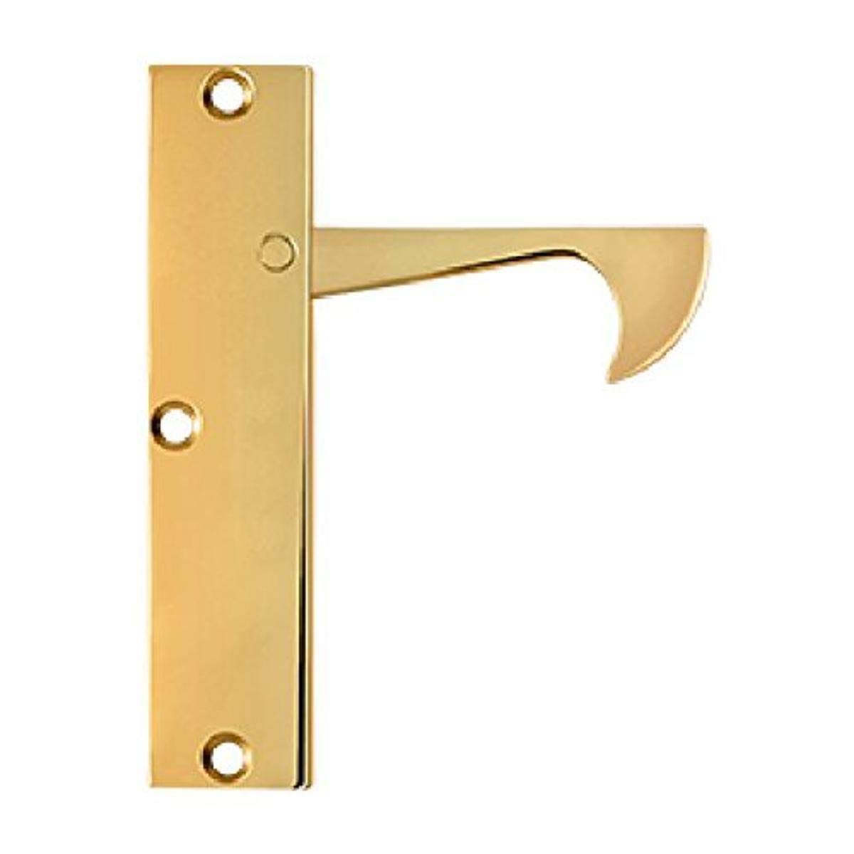 Deltana Edge Pull Thin 4-1/4in Lifetime Brass
