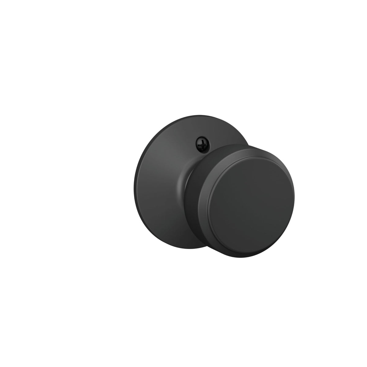 Schlage Bowery F170 BWE 622 Dummy Door Knob Matte Black