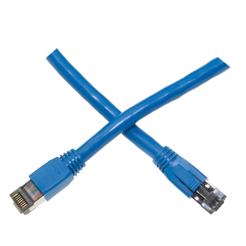 CableWholesale Cat8 S/FTP Ethernet Patch Cable 3ft Blue