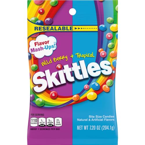 SKITTLES Tropical Mash-Ups Wild Berry 7.2 oz