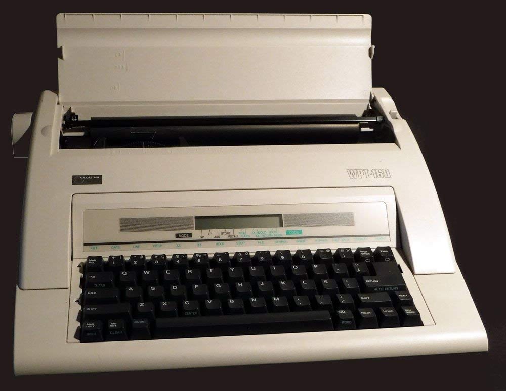 Nakajima WPT160 Portable Electronic Typewriter