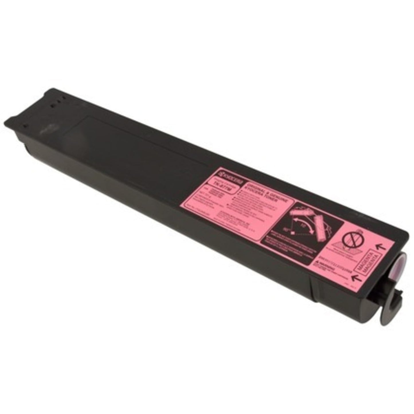 Kyocera 1T05JNBUS0 Model TK-877M Magenta Toner Cartridge For use with Kyocera TASKalfa 550c, 650c and 750c Color Multifunction Laser Printers; Up to 36500 Pages Yield at 5% Average Coverage