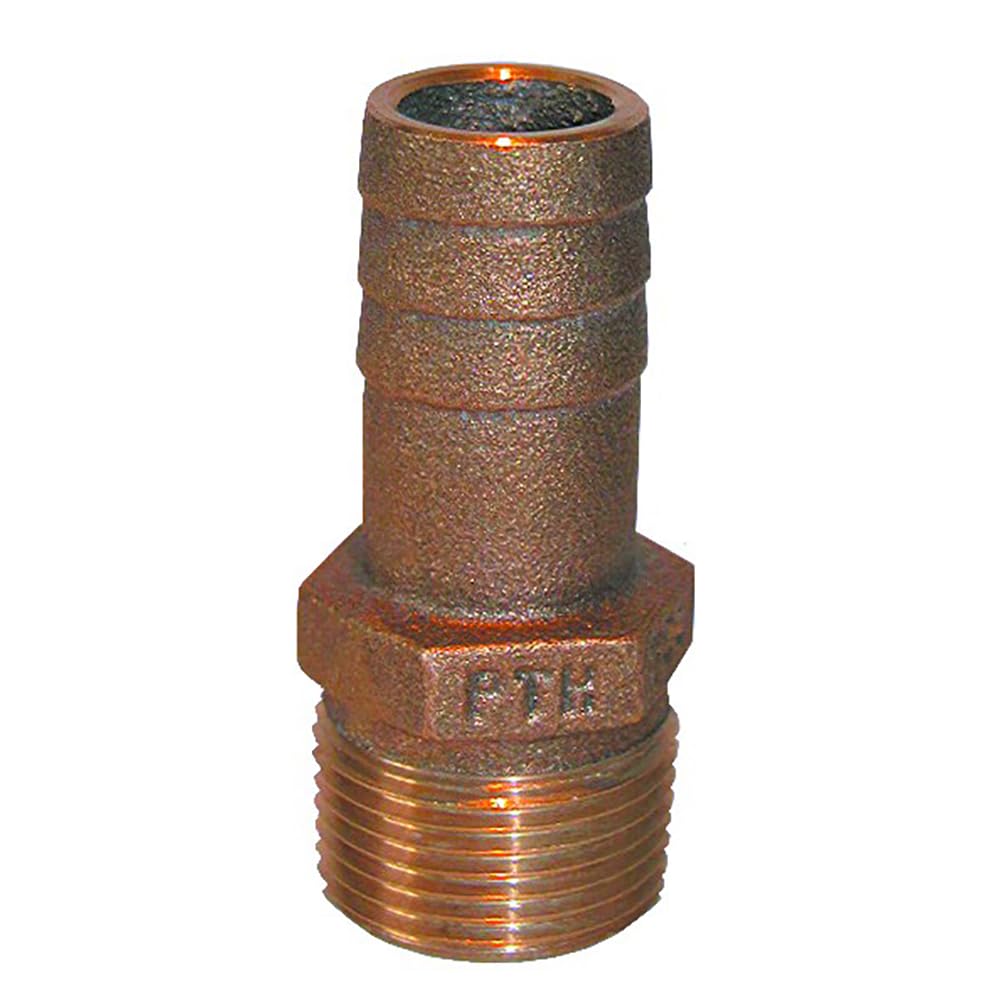 GROCO 1-1/4" NPT x 1-1/8" ID Bronze Fitting