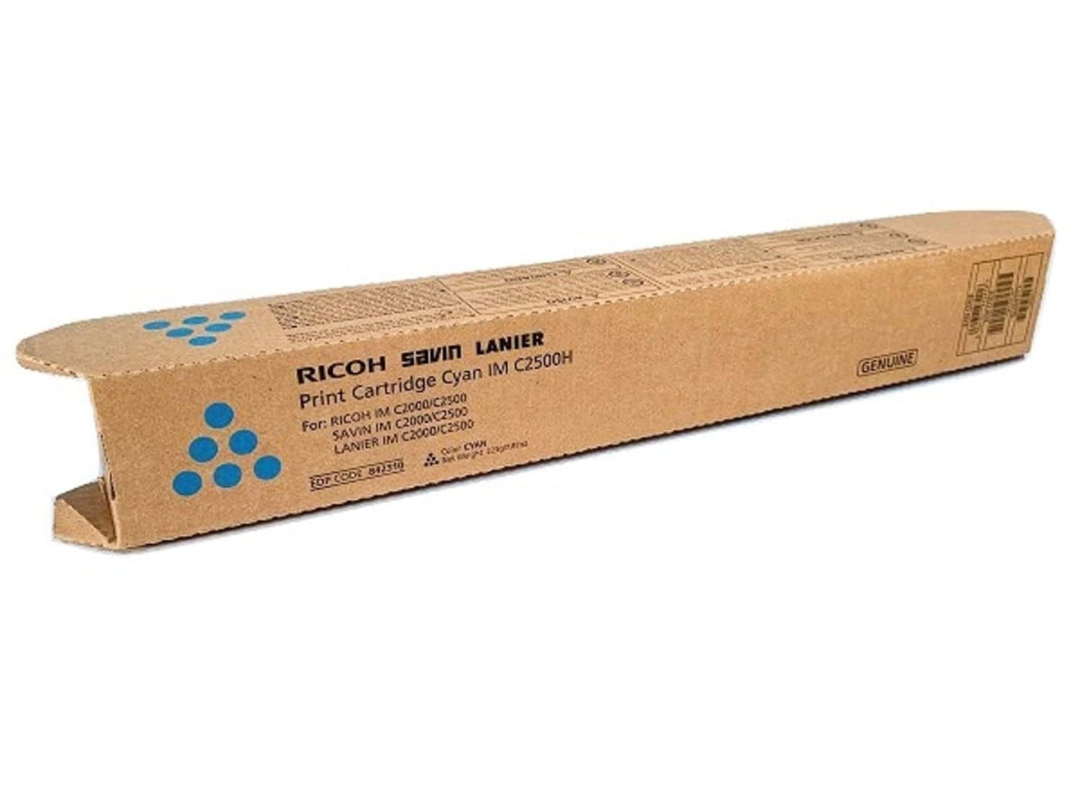 Ricoh 842310 IM C2500H Cyan Toner Cartridge in Retail Packaging