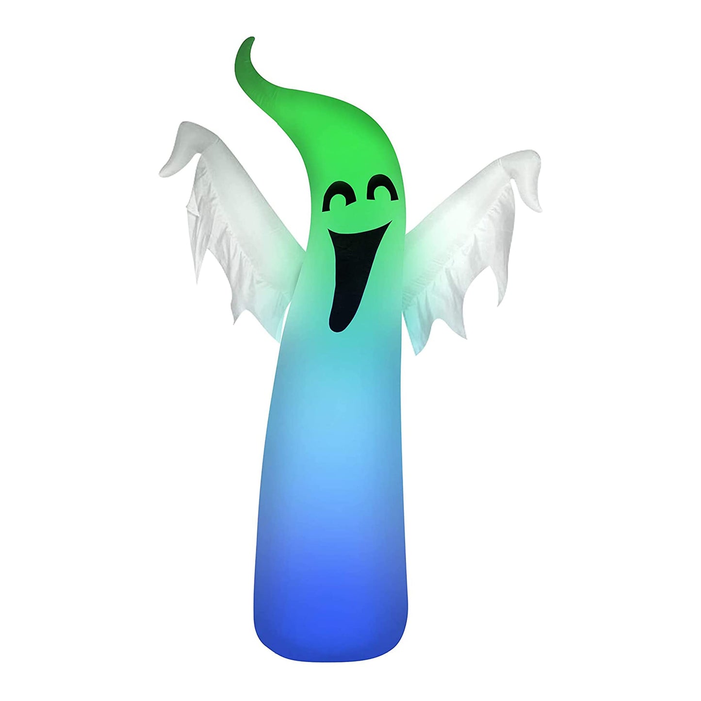 Occasions 5 Foot Pre Lit LED Giant Self Inflatable Color Changing Halloween Ghost Yard Decoration for Indoor and Outdoor Usage