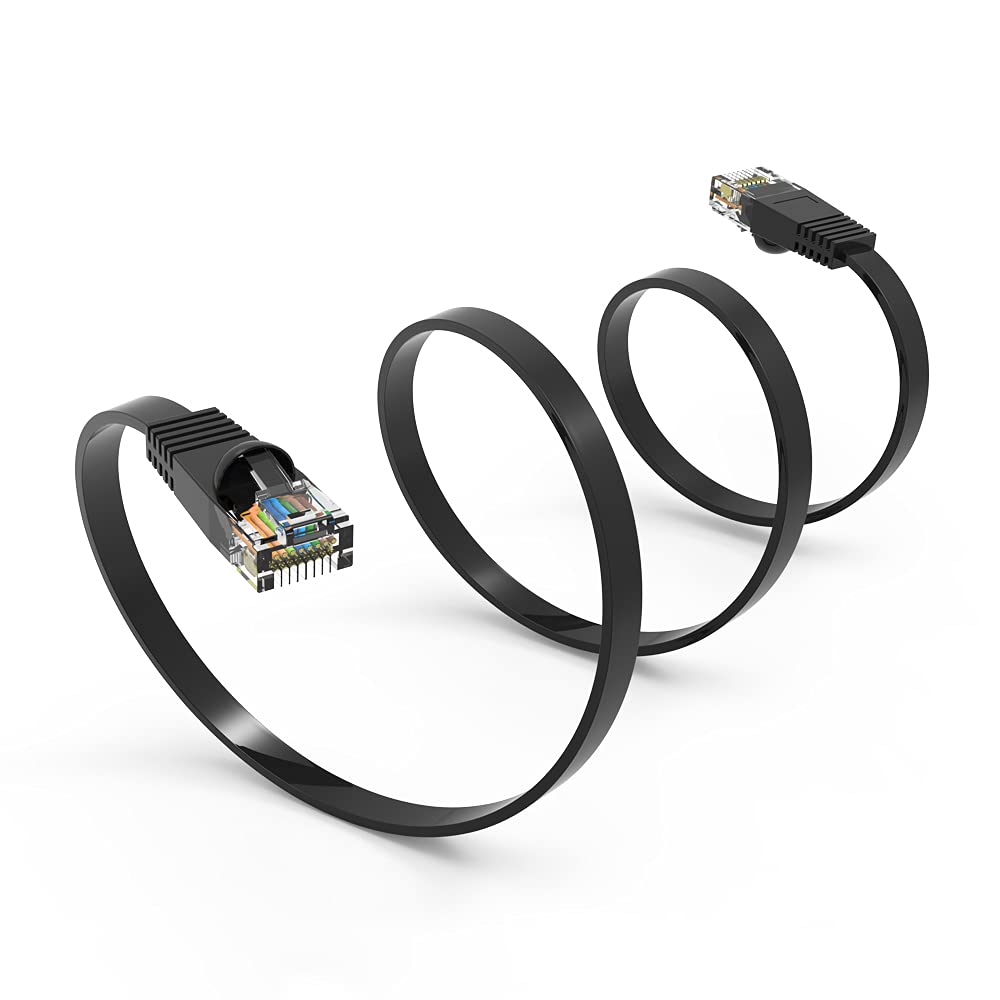 CableWholesale Cat6 Flat Ethernet Patch Cable 6ft