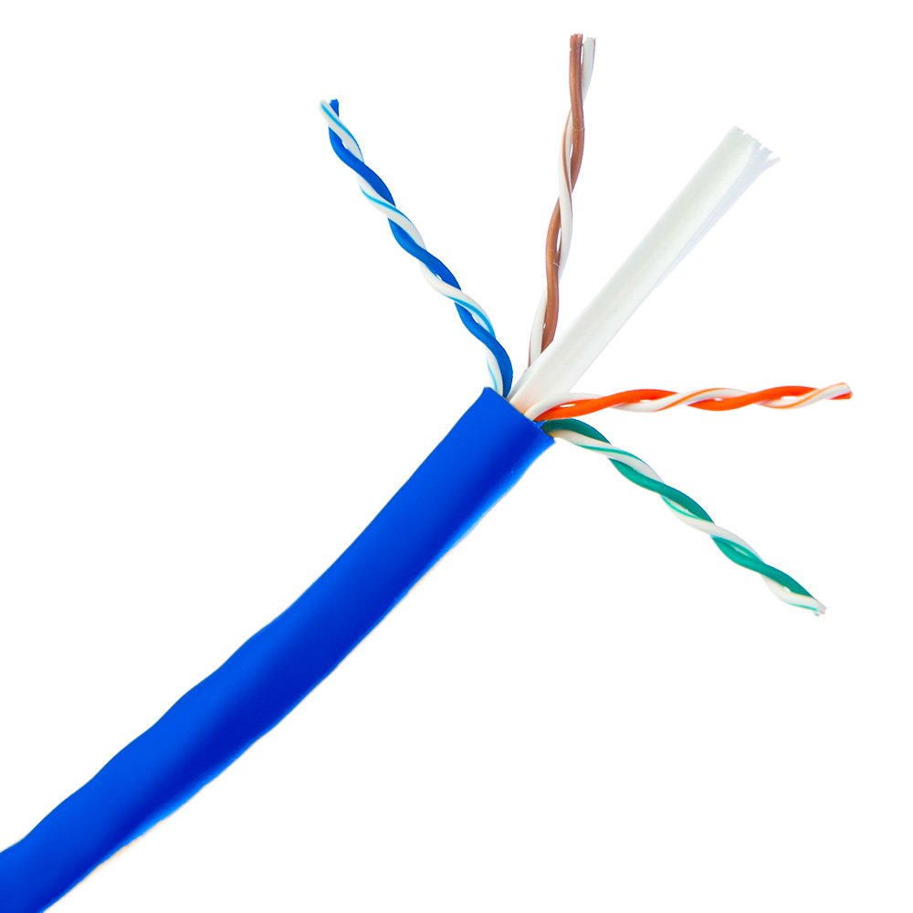 CableWholesale 1000ft Cat6 Ethernet Cable Blue