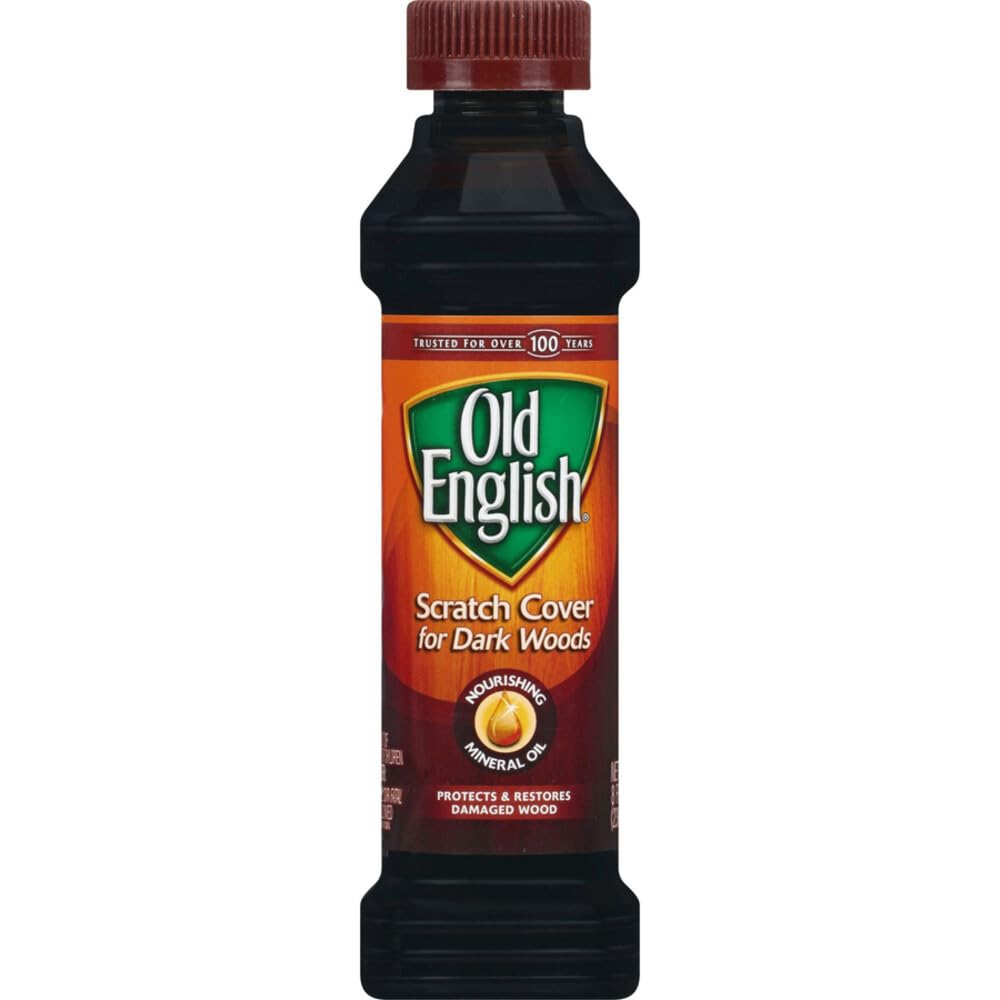 OLD ENGLISH 75144CT Furniture Scratch Cover, For Dark Woods, 8 Oz Bottle (Case of 6)