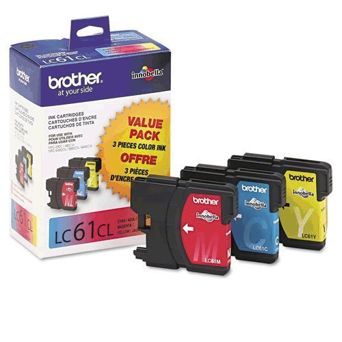 Brother LC613PKS Color Ink Cartridges 3-Pack