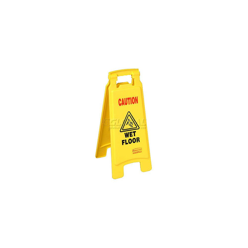 RUBBERMAID SIGN,CAUTION,WET FL