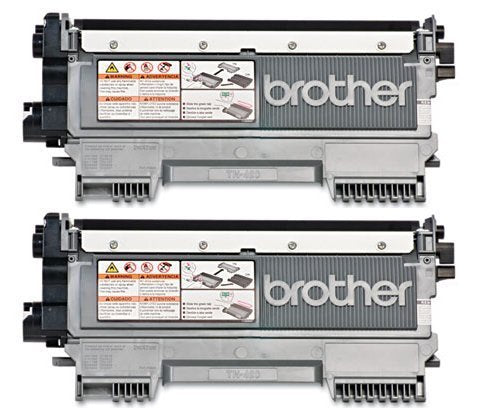 Brother TN420 (TN-420) Black Toner Cartridge 2-Pack