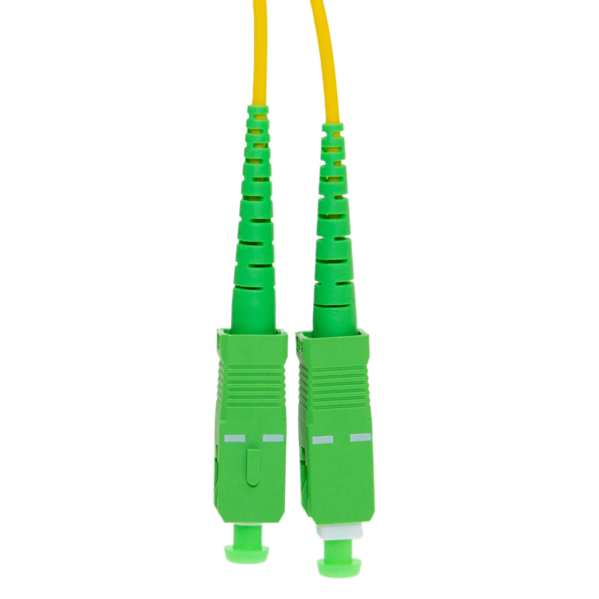 CableWholesale SC/APC OS2 Simplex Fiber Patch Cord 1m