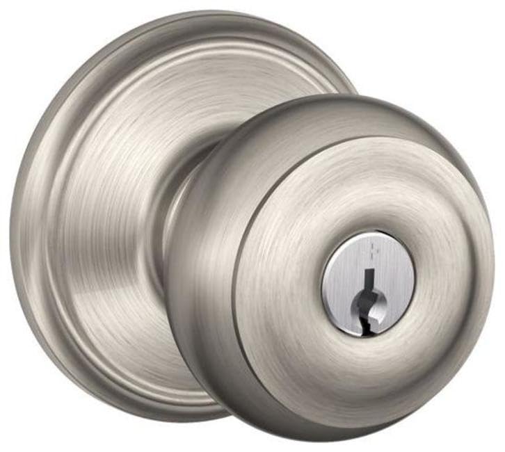 Schlage F80-GEO Georgian Storeroom Door Knob Set