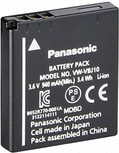 Panasonic VW-VBJ10 Lithium-ion Battery Pack for Camcorders - 3.6V, 1000mAh