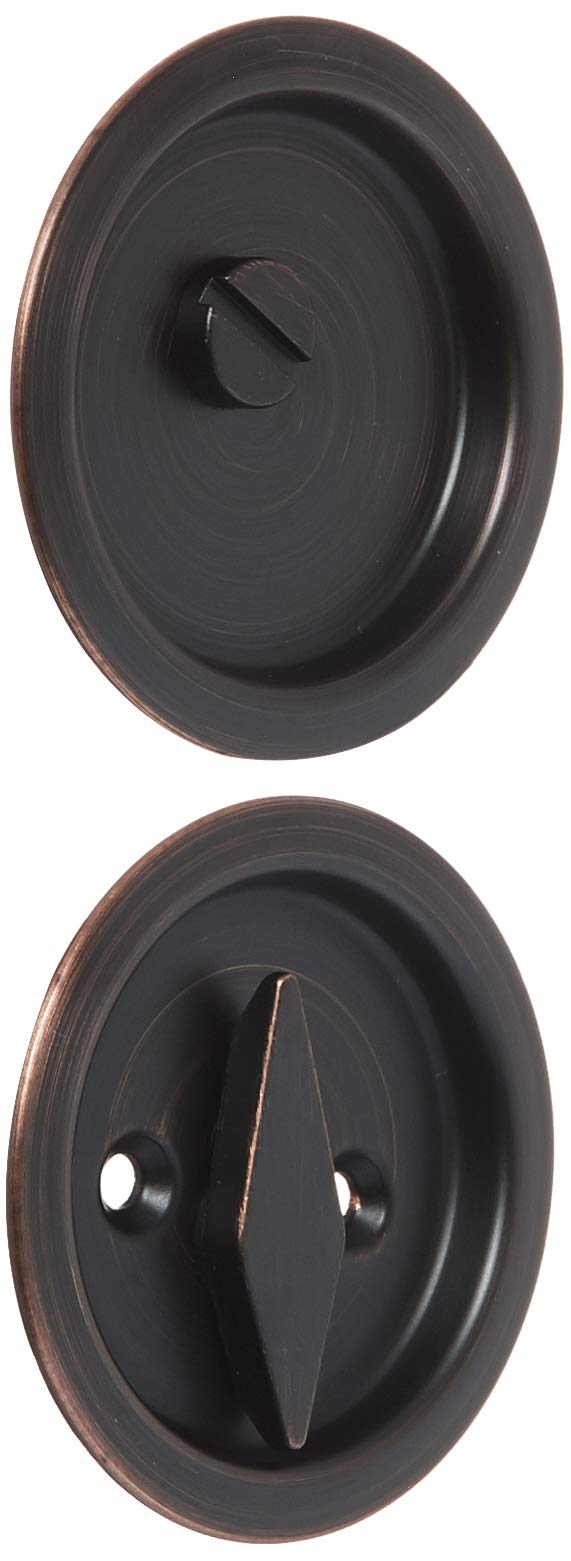 Kwikset 335 Signature Pocket Door Lock Oil Rubbed Bronze