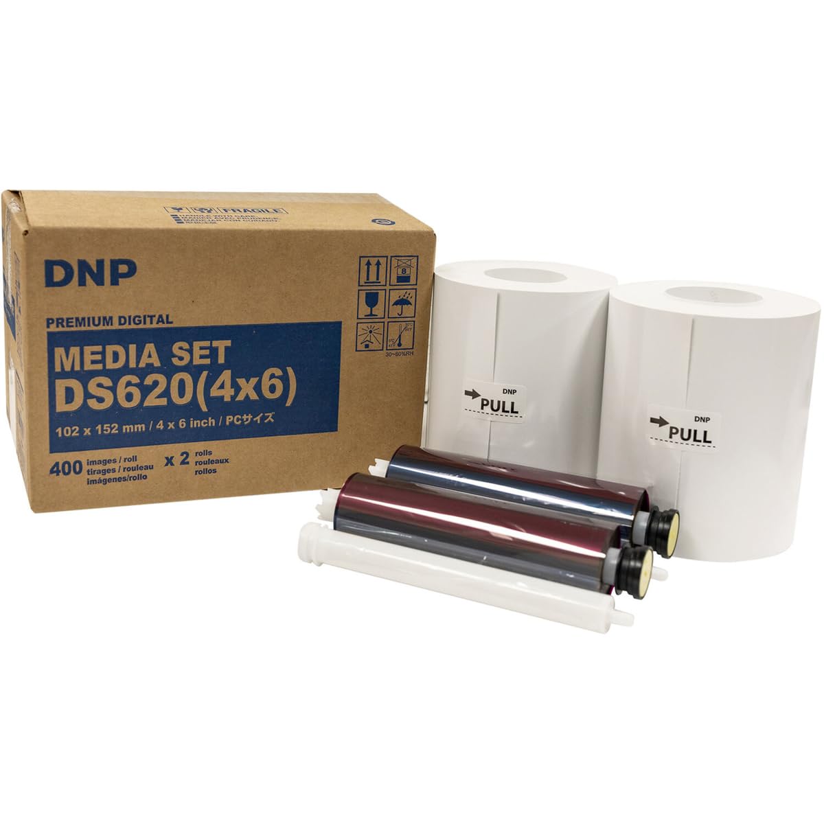 DNP 4x6" Dye Sub Media DS620A, 2 Pack