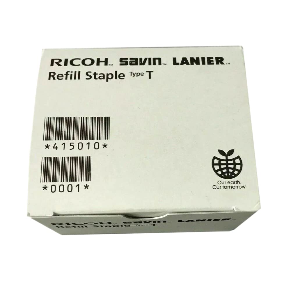 Ricoh 415010 Type T - Staple Cartridge Refill (Pack of 10000) - for Aficio SP 5200s, SP 5200SHT, SP 5200SHW, SP 5210sf, SP 5210SFHT, SP 5210SFHW, SP 5210sr