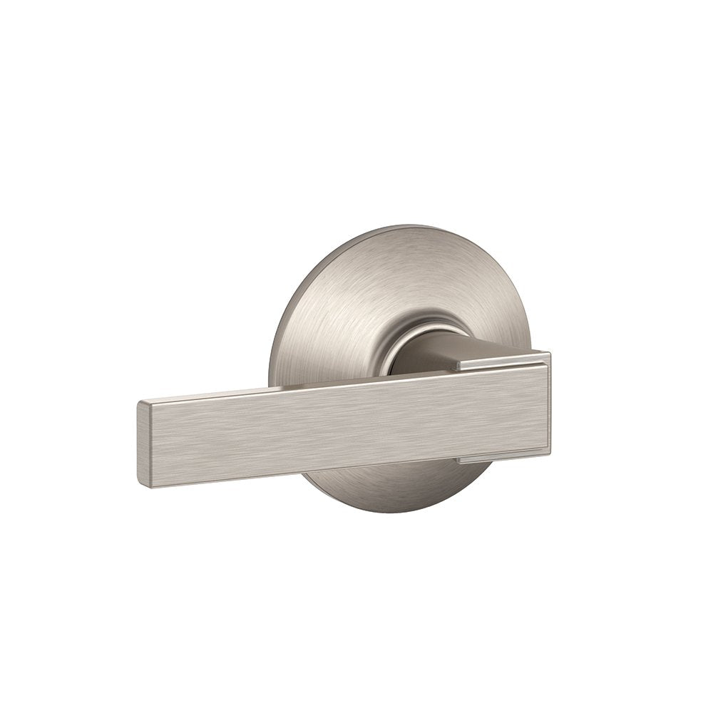 Schlage F10 Northbrook Passage Lock with 16080 Latch 10027 Strike Satin Nickel Finish