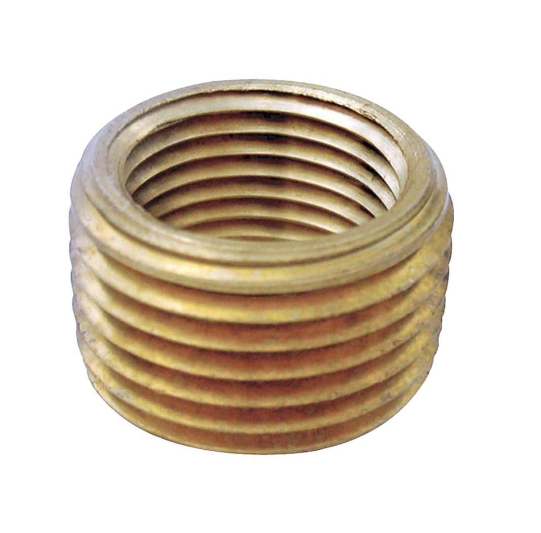 Homeplus+ 1/2 in. MPT X 3/8 in. D FPT Brass Pipe Face Bushing