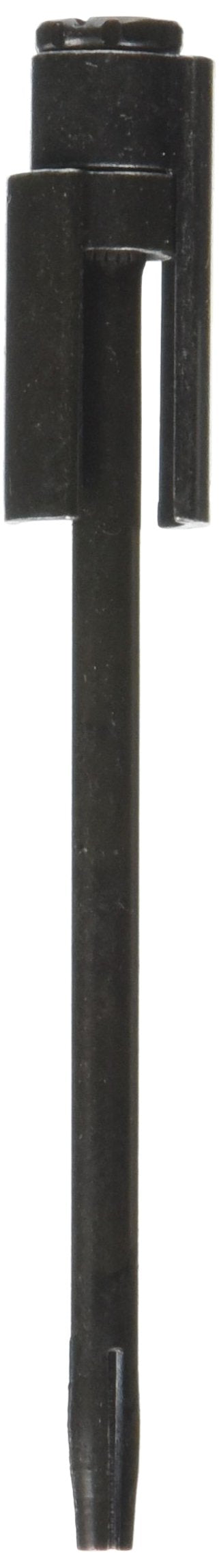 Perfect Products Residential Hinge Pin Door Stop Matte Black, Durable Carbon Steel Bumperless Design, Requires 0.25 Inch Clearance, Ultra-Low Profile Hinge Mounted with Easy No-Tool Installation