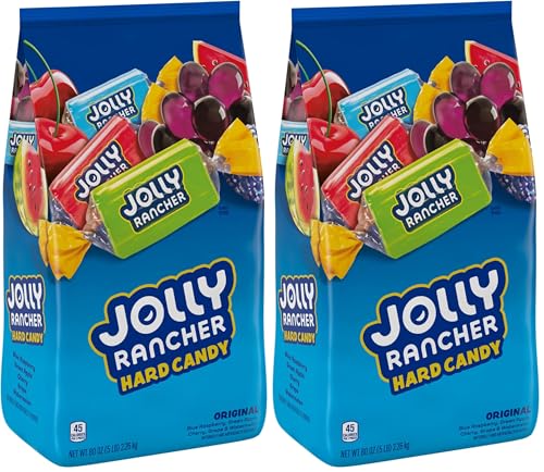 JOLLY RANCHER Hard Candy, Assorted, 5 Pound Bulk Candy